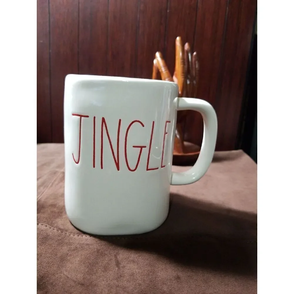 Rae Dunn Holly Jolly and Jingle Mug Cup